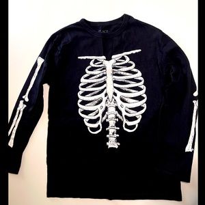 Kids Glow Skeleton Tee